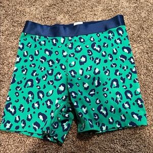 All in Motion Green Leopard Print Shorts